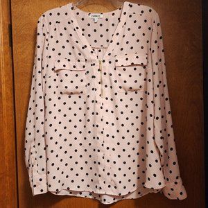 Express Polka dot blouse